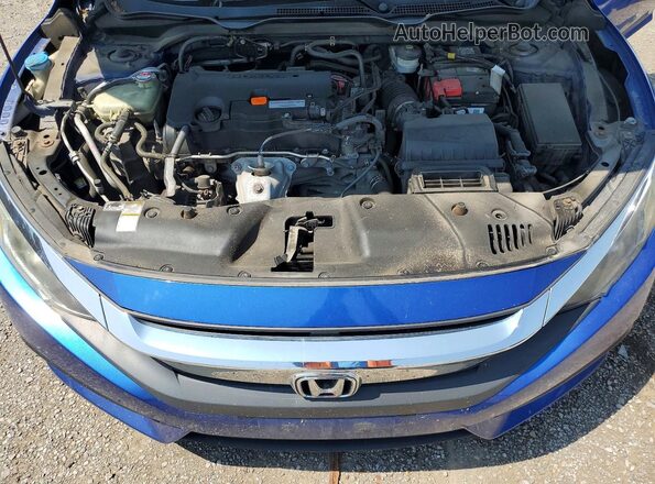 2HGFC2F75GH020866 2016 HONDA CIVIC Blue Rear interior view