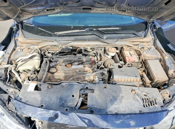2HGFC2F75JH531291 2018 HONDA CIVIC Синий Вид задней части салона