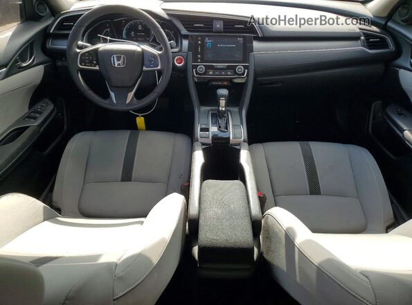 2HGFC2F75JH531291 2018 HONDA CIVIC Синий Вид панели приборов
