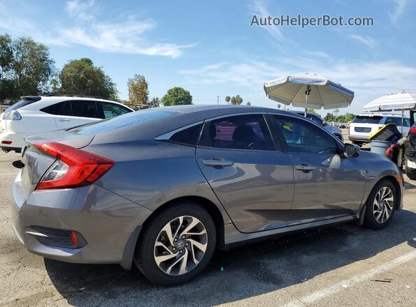 2HGFC2F77GH566097 2016 HONDA CIVIC Gray Trasero derecho