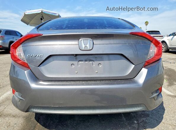 2HGFC2F77GH566097 2016 HONDA CIVIC Gray Vista trasera
