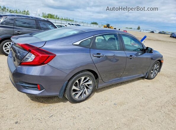 2HGFC2F78GH003544 2016 HONDA CIVIC Black Задня права чверть