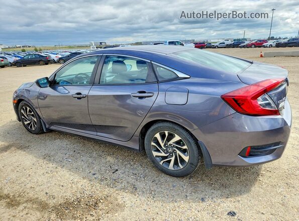 2HGFC2F78GH003544 2016 HONDA CIVIC Black Задня ліва чверть
