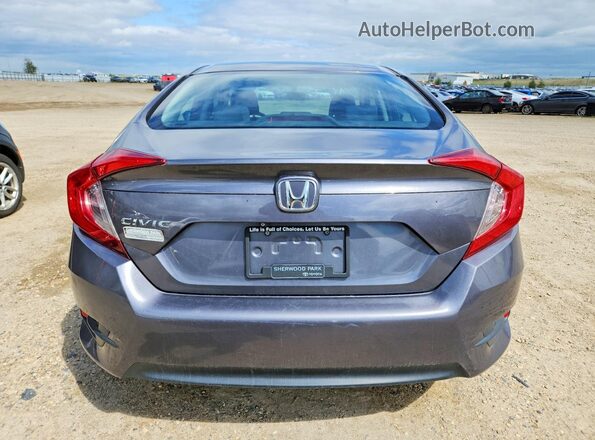 2HGFC2F78GH003544 2016 HONDA CIVIC Black Вид ззаду