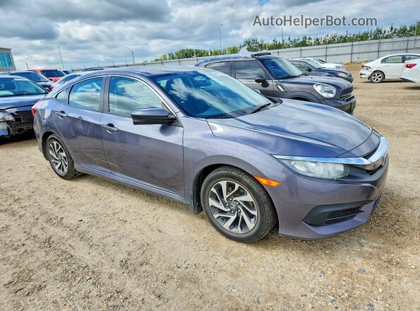 2HGFC2F78GH003544 2016 HONDA CIVIC Black Передня права чверть