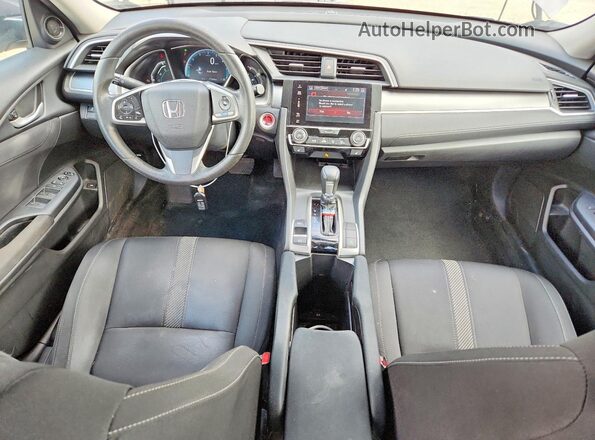 2HGFC2F78GH003544 2016 HONDA CIVIC Black Вид панелі приладів