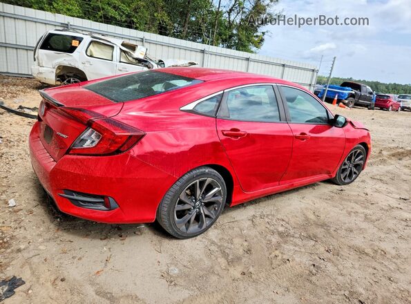 2HGFC2F80LH590969 2020 HONDA CIVIC Red Rear right