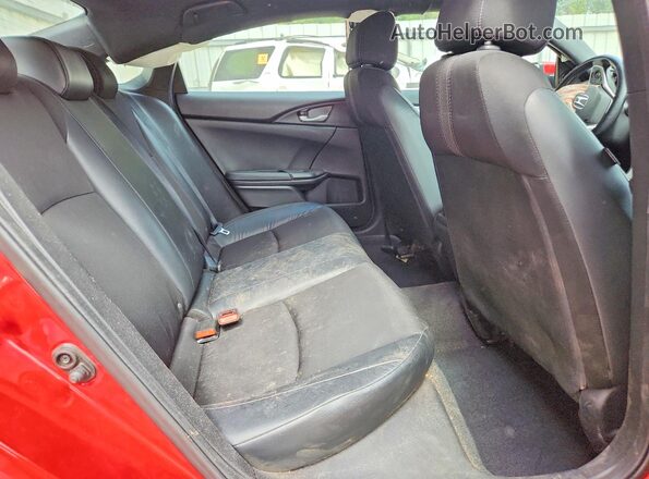 2HGFC2F80LH590969 2020 HONDA CIVIC Red Rear seats view