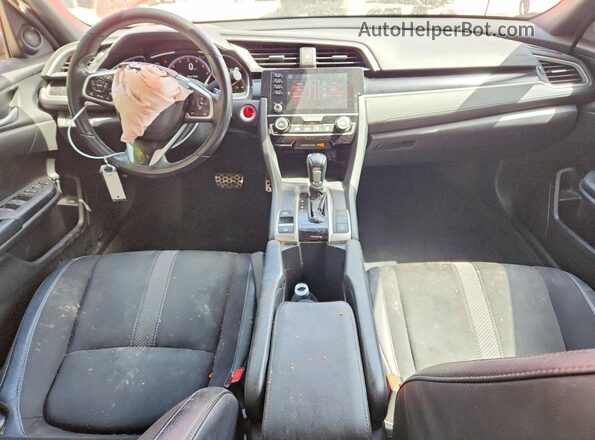 2HGFC2F80LH590969 2020 HONDA CIVIC Red Dashboard view