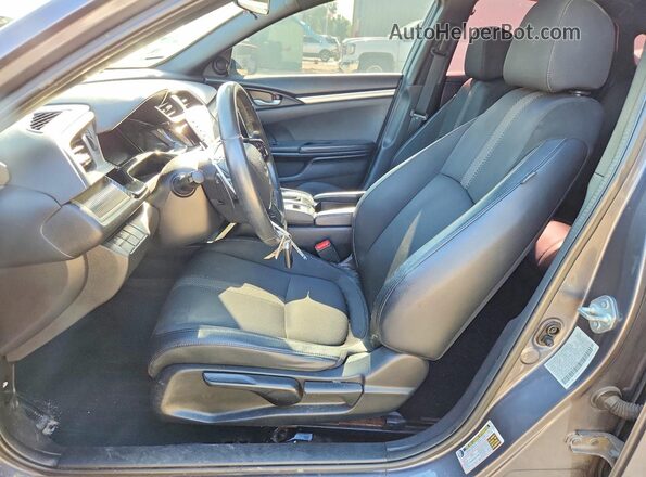 2HGFC2F80MH539490 2021 HONDA CIVIC Угольный Вид салона спереди