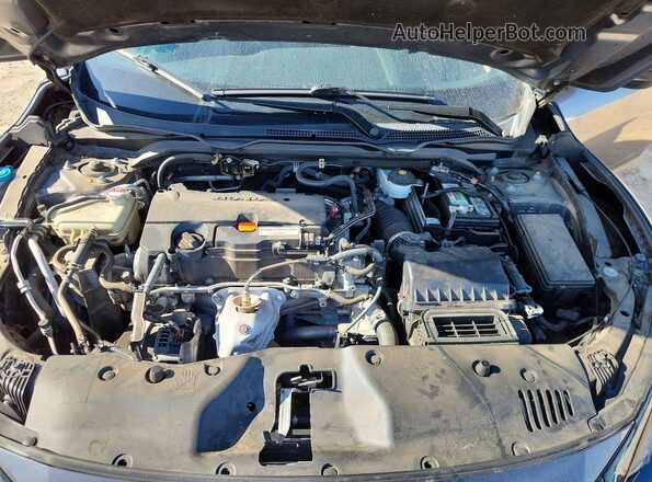2HGFC2F80MH539490 2021 HONDA CIVIC Угольный Вид задней части салона