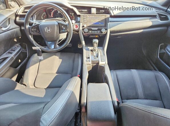 2HGFC2F80MH539490 2021 HONDA CIVIC Угольный Вид панели приборов