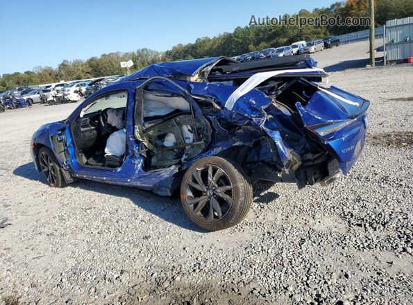 2HGFC2F81KH513624 2019 HONDA CIVIC Blue უკანა მარცხენა