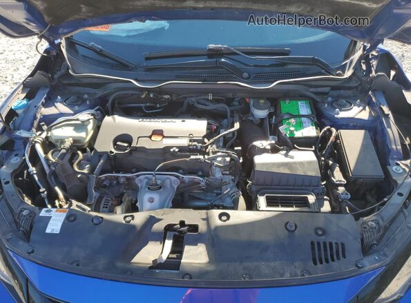 2HGFC2F81KH513624 2019 HONDA CIVIC Blue უკანა სალონის ხედი