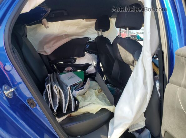 2HGFC2F81KH513624 2019 HONDA CIVIC Blue უკანა სავარძლების ხედი