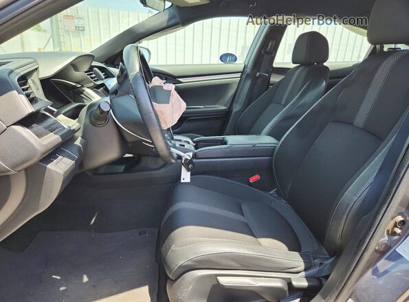 2HGFC2F81LH501300 2020 HONDA CIVIC Gray Vista interior delantera
