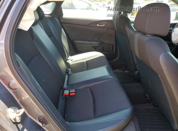 2HGFC2F81LH501300 2020 HONDA CIVIC Gray Vista de los asientos traseros