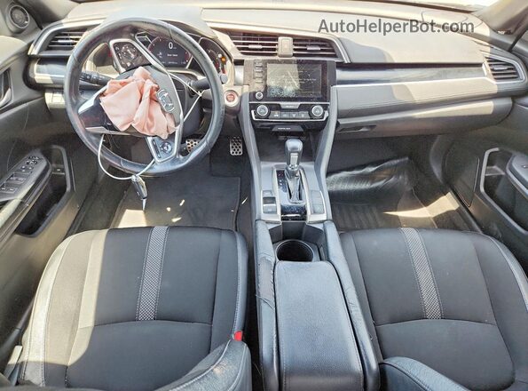 2HGFC2F81LH501300 2020 HONDA CIVIC Gray Vista del salpicadero