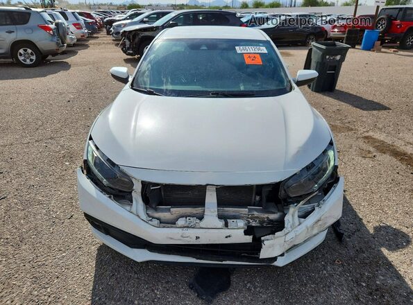 2HGFC2F82KH503703 2019 HONDA CIVIC White Widok z przodu