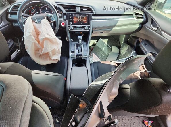 2HGFC2F82KH503703 2019 HONDA CIVIC White Widok deski rozdzielczej