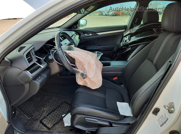 2HGFC2F82KH503703 2019 HONDA CIVIC White Widok wnętrza z przodu
