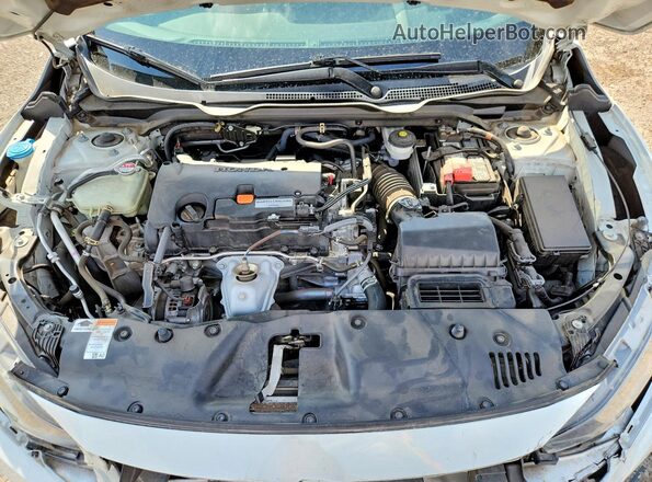 2HGFC2F82KH503703 2019 HONDA CIVIC White Widok wnętrza z tyłu
