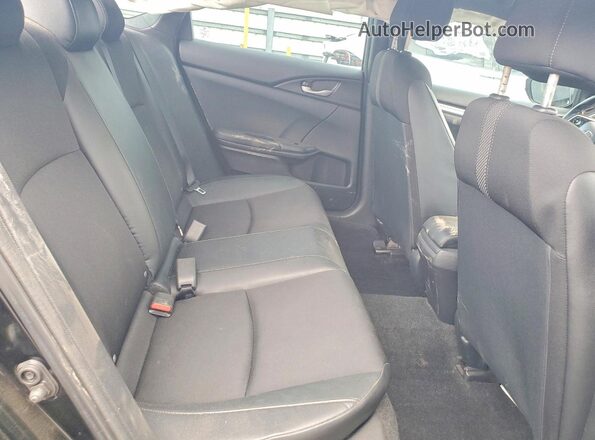 2HGFC2F83KH566874 2019 HONDA CIVIC Black Rear seats view