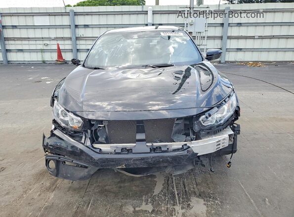 2HGFC2F83KH566874 2019 HONDA CIVIC Black Front view