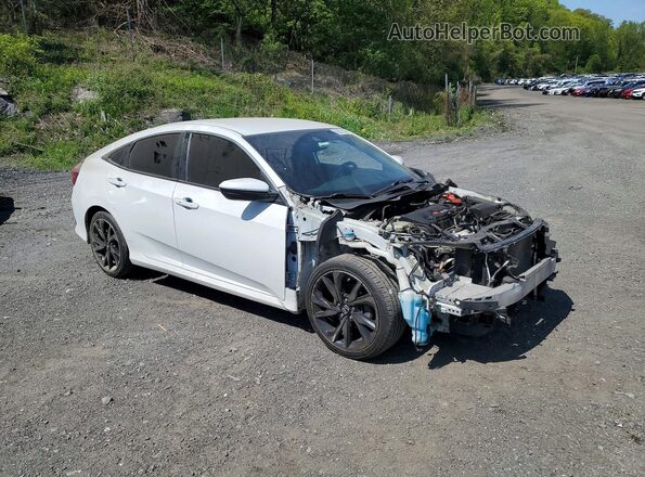 2HGFC2F84KH526187 2019 HONDA CIVIC White Front right
