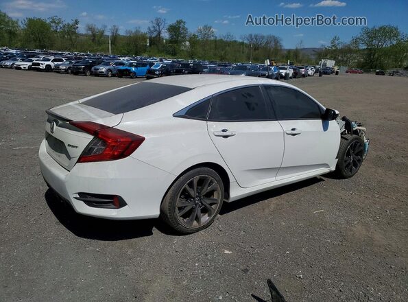 2HGFC2F84KH526187 2019 HONDA CIVIC White Rear right