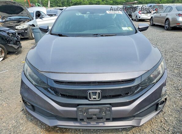2HGFC2F84KH561425 2019 HONDA CIVIC Gray Vista frontal