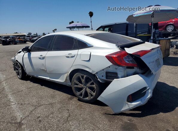 2HGFC2F84LH595480 2020 HONDA CIVIC White Tył lewy