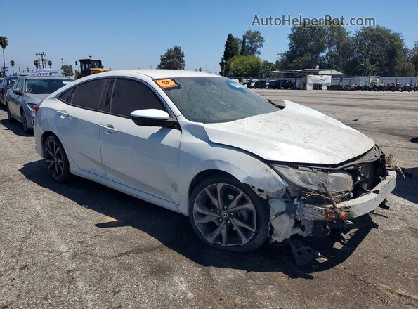 2HGFC2F84LH595480 2020 HONDA CIVIC White Przód prawy