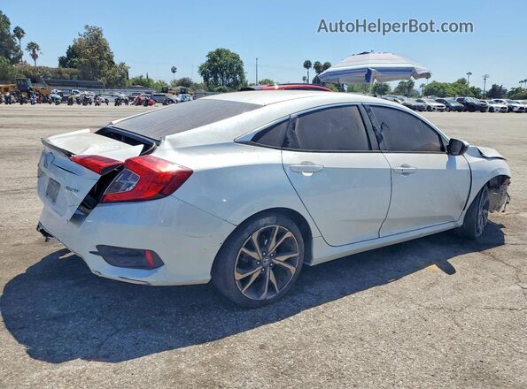 2HGFC2F84LH595480 2020 HONDA CIVIC White Tył prawy