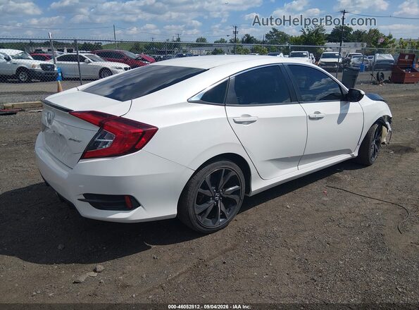 2HGFC2F84MH533613 2021 HONDA CIVIC White Հետևի աջ