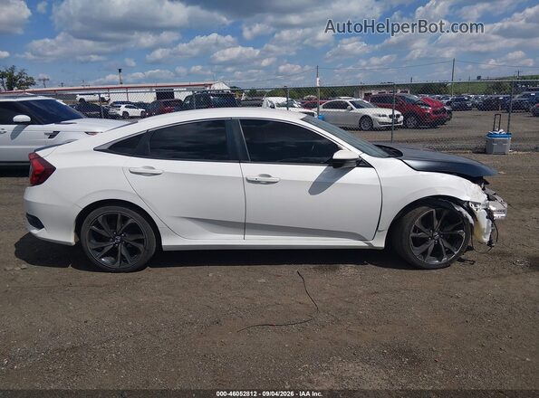 2HGFC2F84MH533613 2021 HONDA CIVIC White Սալոնի հետևի տեսք