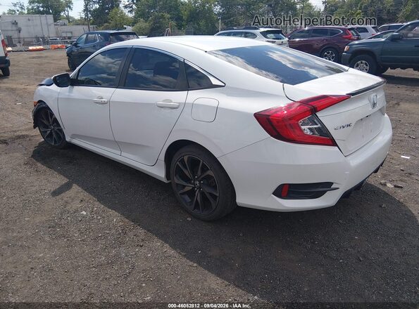 2HGFC2F84MH533613 2021 HONDA CIVIC White Հետևի ձախ
