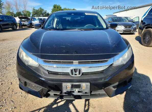 2HGFC2F86HH018716 2017 HONDA CIVIC Black Front view