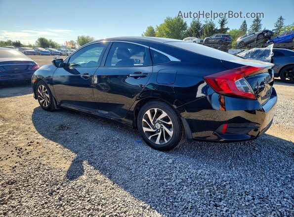 2HGFC2F86HH018716 2017 HONDA CIVIC Black Rear left