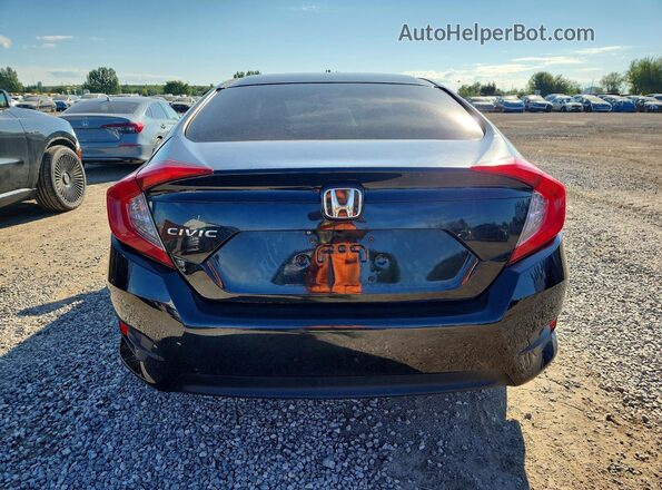 2HGFC2F86HH018716 2017 HONDA CIVIC Black Rear view