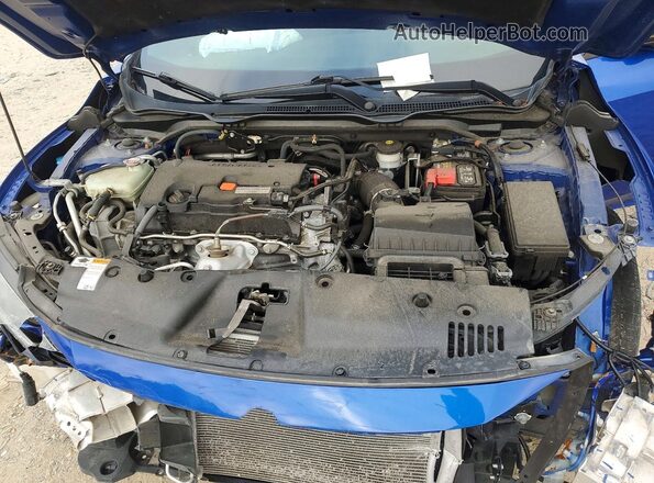 2HGFC2F86KH586469 2019 HONDA CIVIC Blue Սալոնի հետևի տեսք