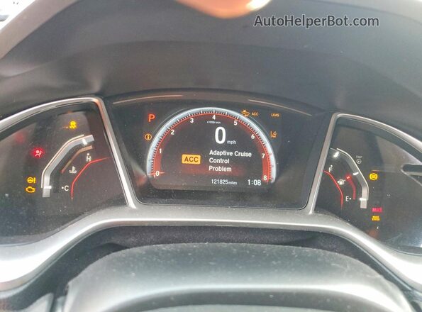 2HGFC2F86KH586469 2019 HONDA CIVIC Blue Սարքավորումների վահանակի տեսք