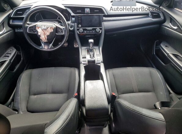 2HGFC2F86KH586469 2019 HONDA CIVIC Blue Առջևի վահանակի տեսք