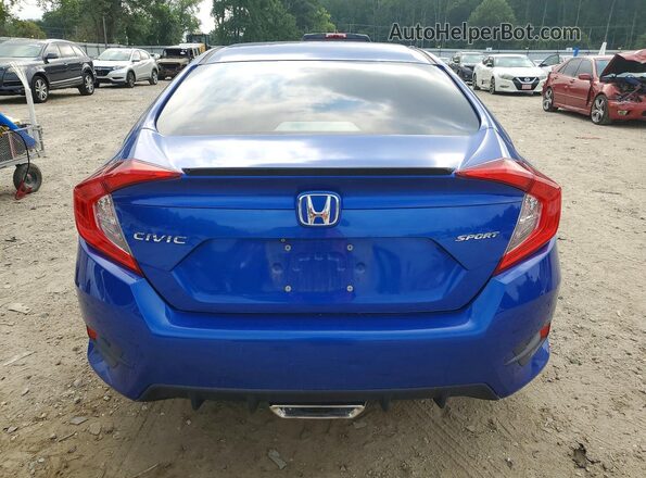 2HGFC2F86KH586469 2019 HONDA CIVIC Blue Հետևի տեսք