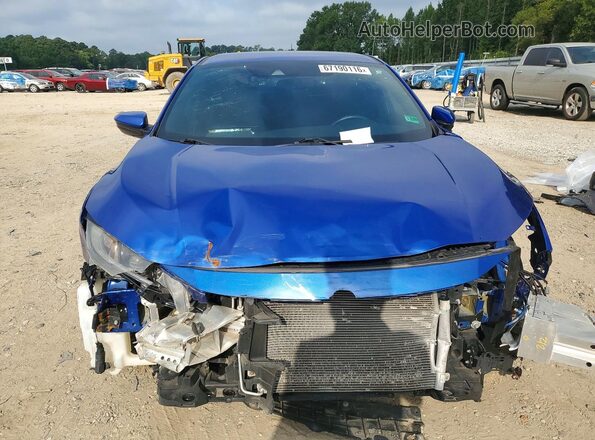 2HGFC2F86KH586469 2019 HONDA CIVIC Blue Դիմացի տեսք