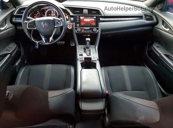 2HGFC2F86MH519003 2021 HONDA CIVIC Red Widok deski rozdzielczej