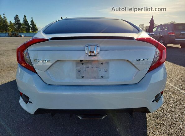 2HGFC2F87MH541494 2021 HONDA CIVIC White უკანა ხედი