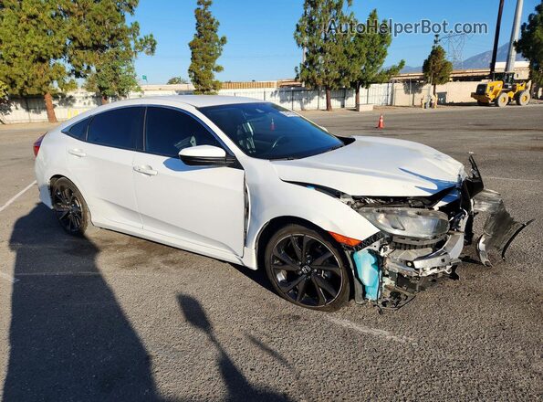 2HGFC2F87MH541494 2021 HONDA CIVIC White წინა მარჯვენა
