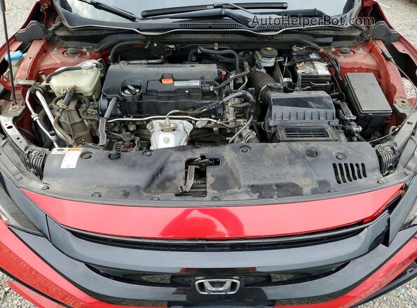 2HGFC2F88KH536298 2019 HONDA CIVIC Red Rear interior view