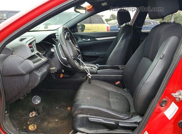 2HGFC2F88KH536298 2019 HONDA CIVIC Red Front interior view
